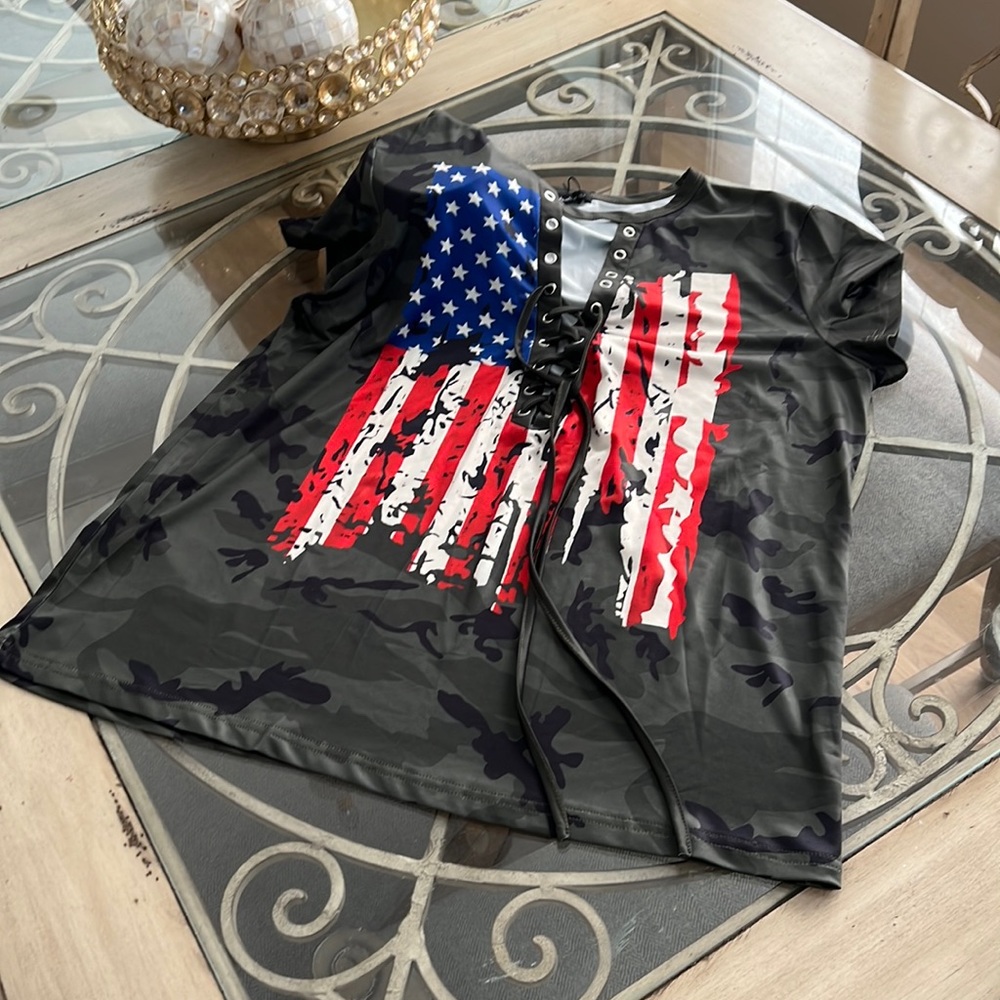 FLAG CAMOUFLAGE SHIRT